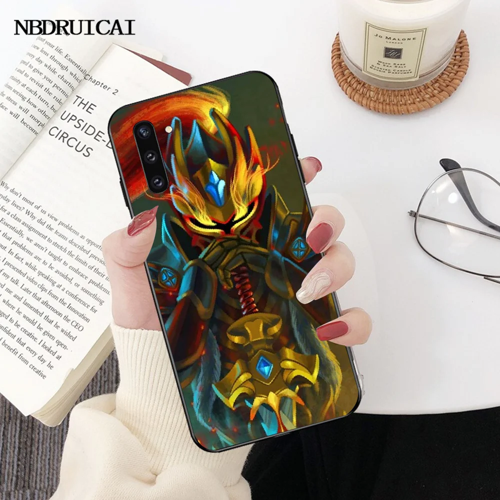 NBDRUICAI Shadow Fiend Dota 2 умный мягкий силиконовый черный чехол для телефона Samsung Note 3 4 5 7 8 9