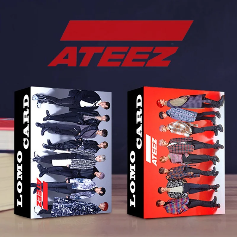 30 шт./компл. Kpop ATEEZ Lomo Card два раза Ikon Itzy EXO NCT Фотокарта HD Фотопечать альбом для