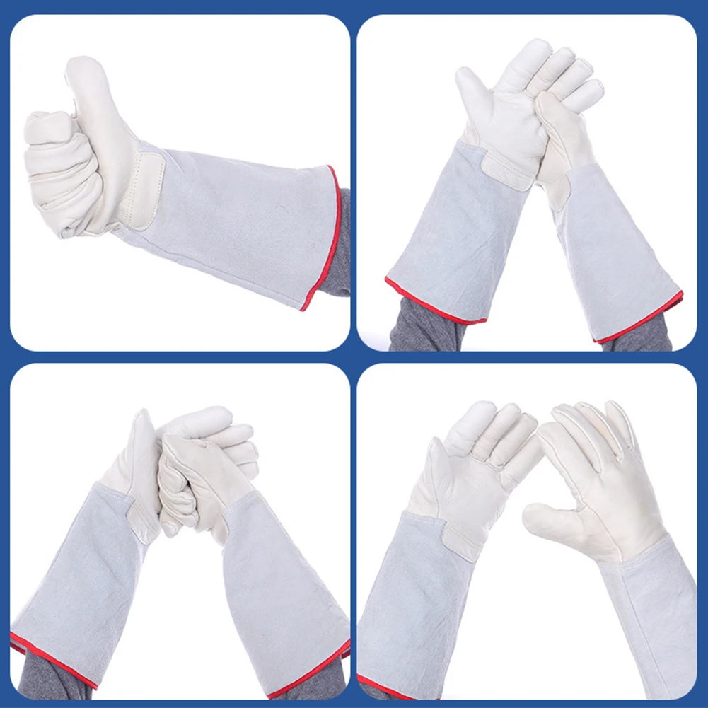 

1pair Protective Warm Safety Gloves Long Cold Storage LNG Liquid Nitrogen Ergonomic Waterproof Frozen Low Temperature Resistant
