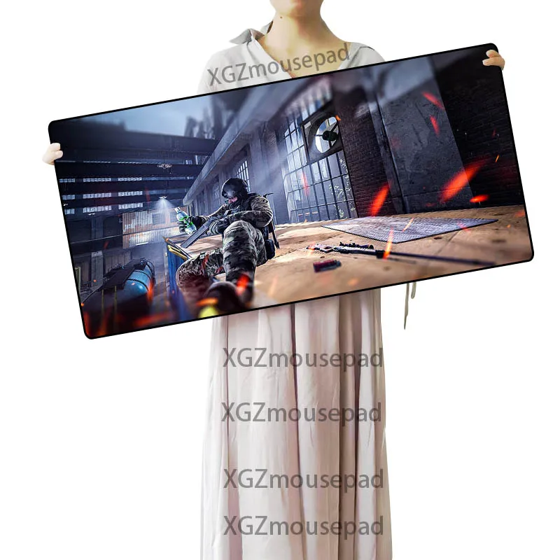 Изысканный игровой коврик для мыши XGZ большого размера Настольный с узором