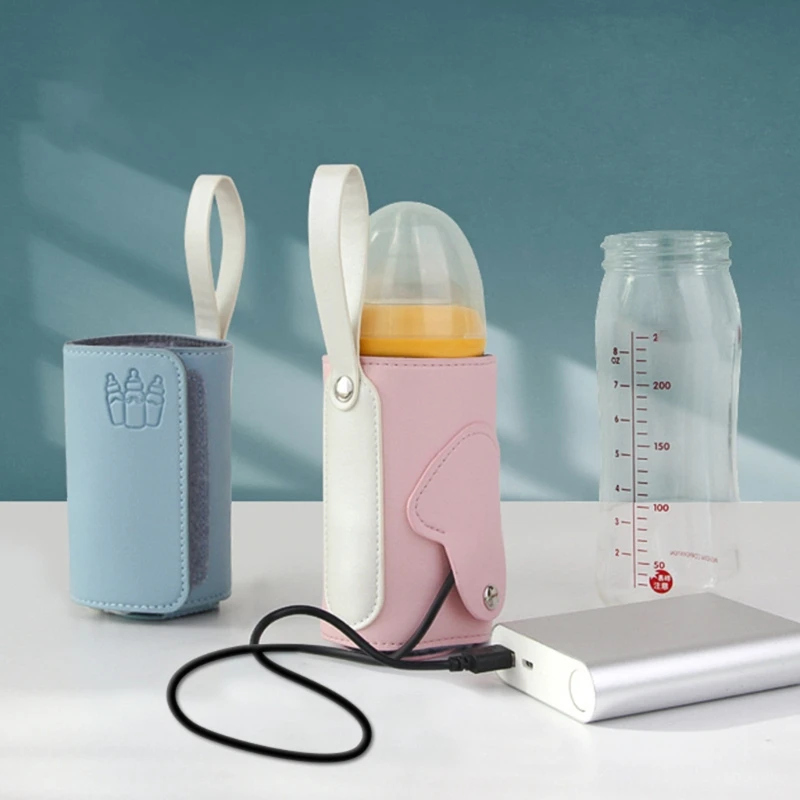 

Protable Baby Nursing Bottle Heater Stroller Travel Holder USB Milk Water Warmer