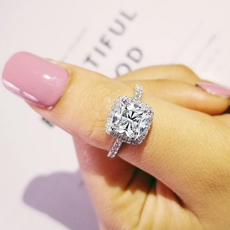 

Комплект женских колец Moonso из серебра 925 пробы, обручальное кольцо для женщин, свадебное обручальное кольцо, женская бижутерия 2021, LR820AS