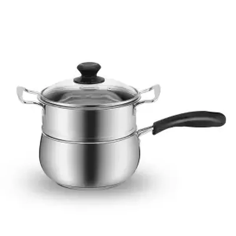 Нержавеющая сталь молочный горшок вареный горячий мини для супа Детская пищевая