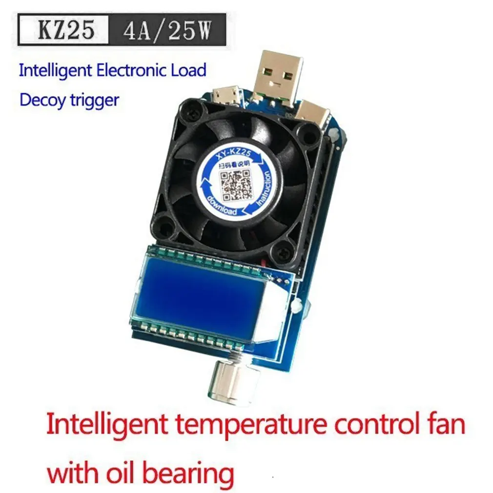 

USB Adjustable Constant Current Electronic Load Charging Test Instrument Aging Discharger Intelligent