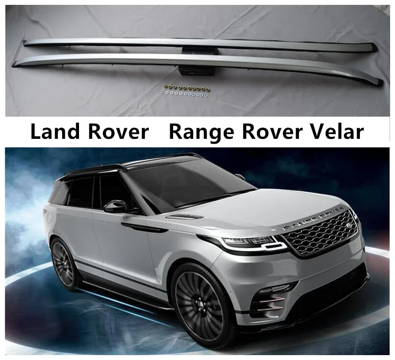 Багажник на крышу для Land Rover Range Velar 2017-2021 рельсы из алюминиевого сплава багажные