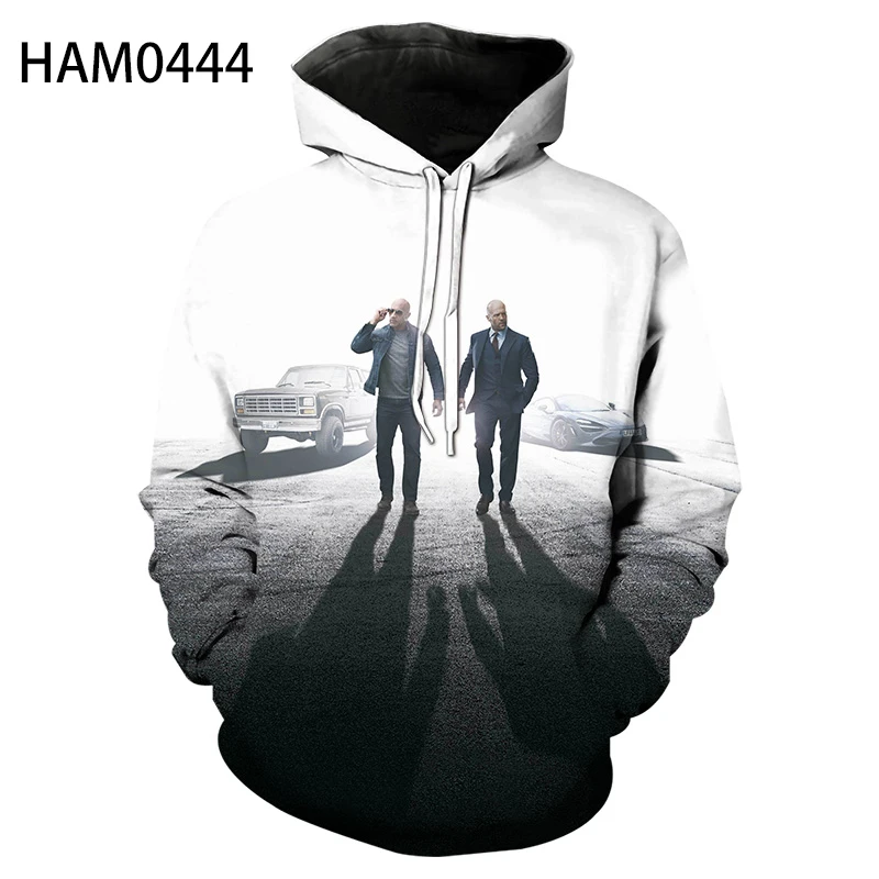 Скорость и страсть Сезон весна-осень 3D с персонализированным изображением