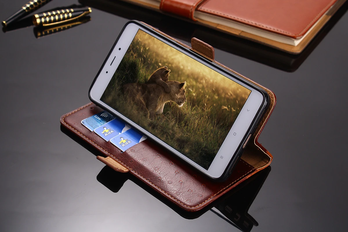 Кожаный чехол-книжка для Xiaomi A3 5 6 Play Redmi 4 5 6A Note 4 4X6 Note 7 8 Pro Redmi K20 VISA слот для карт мягкий чехол