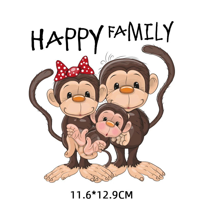 Животное Переводные железные накладки Одежда DIY термо-Стикеры для одежды с милой