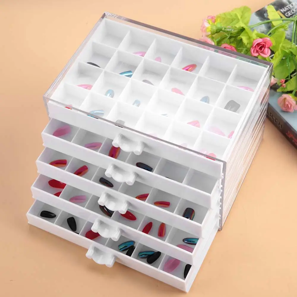 120 сетки хранение для принадлежностей дизайна ногтей чехол стразы камни