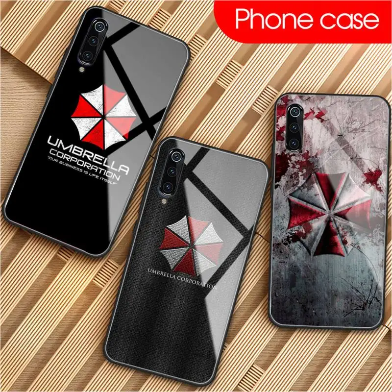 Чехол Umbrella Corporation для телефона Xiaomi Mi стеклянный чехол 6 8 Lite SE MIX2 S Redmi Note 4X 5 6A PRO 7