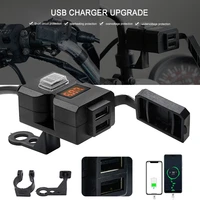wupp 9v 32v motorcycle dual usb charger kit quick charge 3 0 dual usb charger for smart phone tablet gps