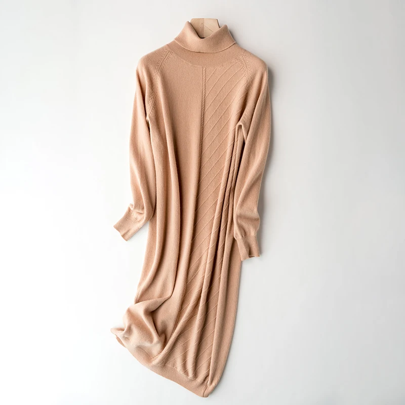 Женский трикотажный пуловер водолазка с длинным рукавом 5 цветов 100%