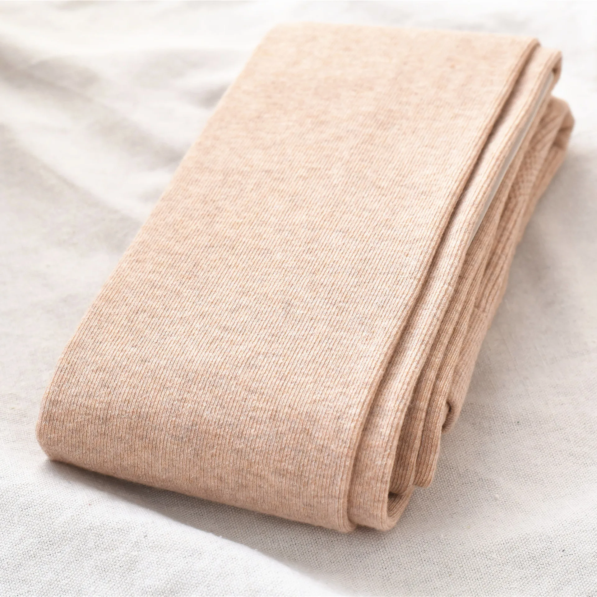 wheat color 800D Зимние флисовые теплые хлопковые колготки полосатые цветные плотные колготки высокие эластичные женские эластичные колготки - Цвет: wheat color