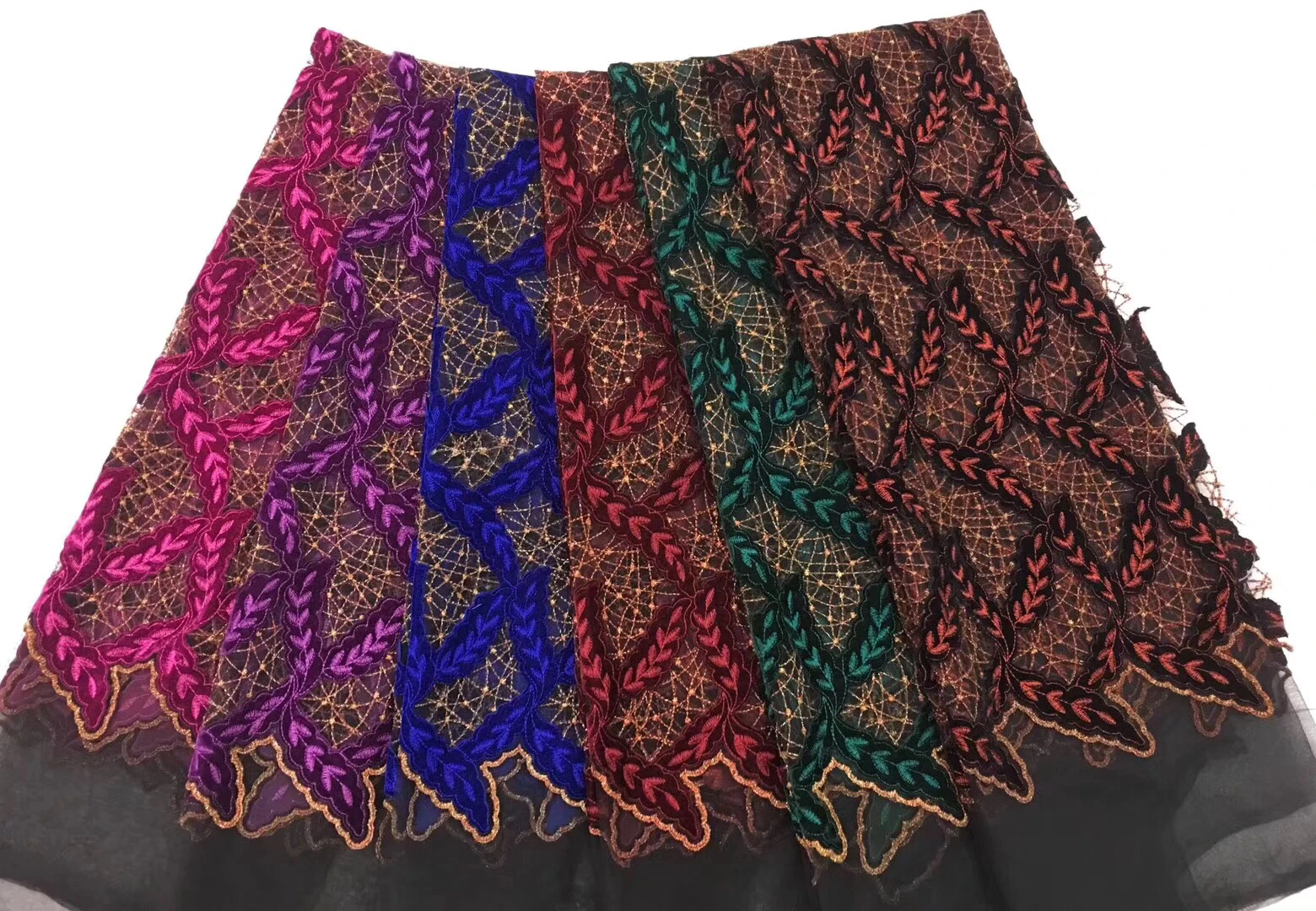 

African Lace Fabric 2021 High Quality Lace Women Wine French Cord Laces For Nigerian Party Dress CD2674 French Net Lace Fabric