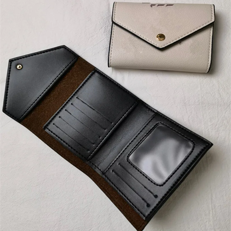 

Hasp Business Card&ID Holder Wallet For Credit Cards Unisex PU Leather Fold Slots Wallet Cover Bags Credit Holder