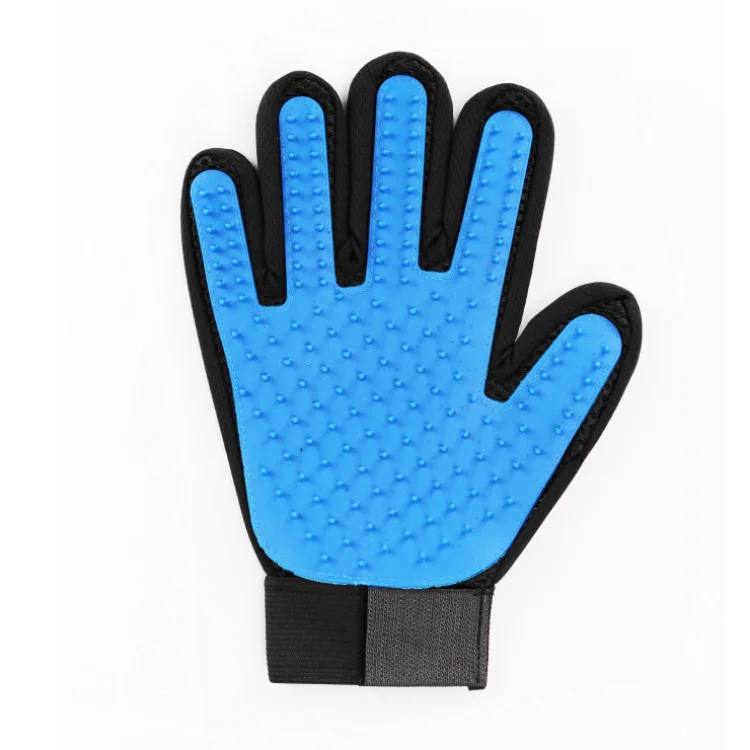 

Pet Grooming Glove Soft Pet Hair Remover Gentle Deshedding Brush Glove Deshedding Tool for Cats Dogs Pet Hair Remover Mitt
