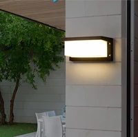 led wall light waterproof ip66 porch light 12w 18w popular modern led wall lamp ac90 260v courtyard garden outdoor light