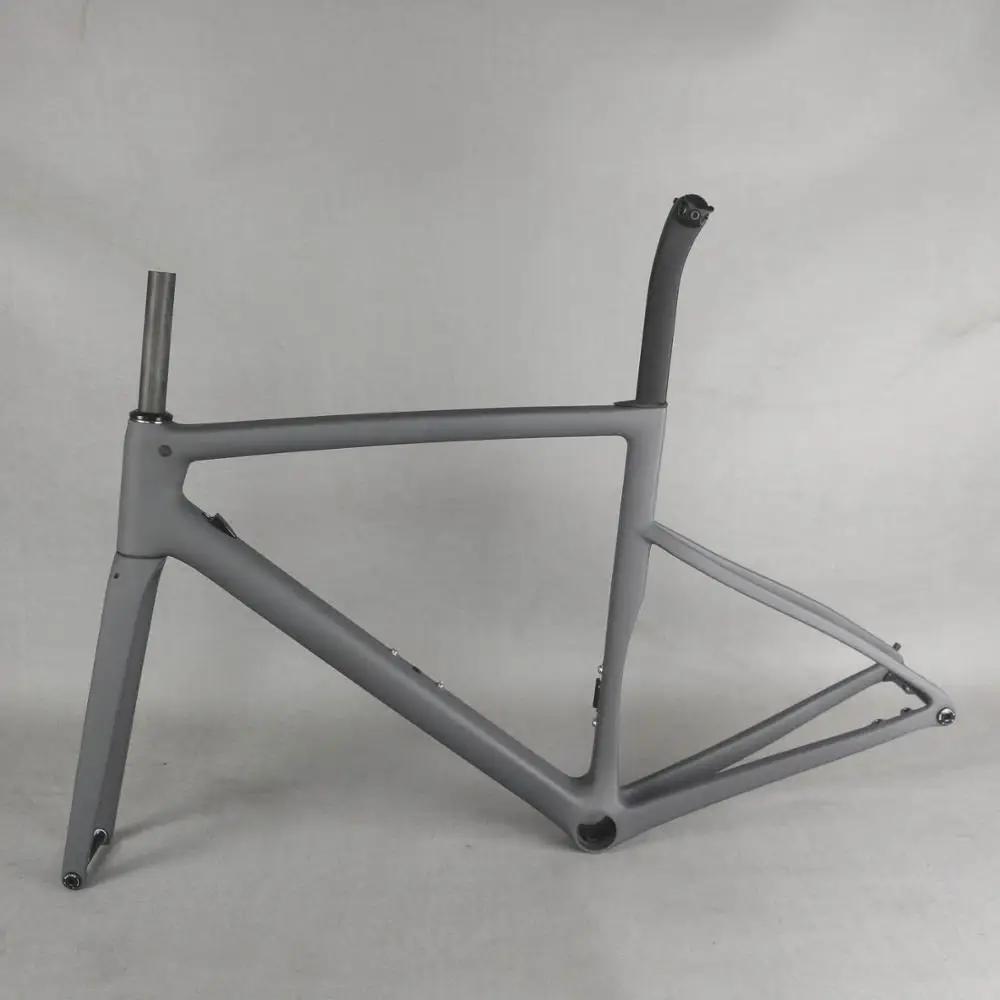 2020 темно серый плоский монтажный диск карбоновая дорожная рама велосипедная