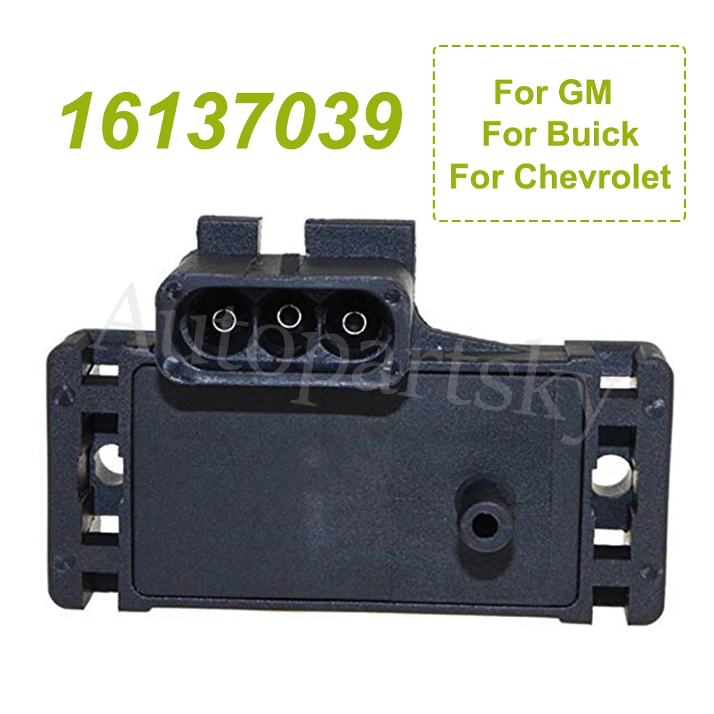 Новый Датчик абсолютного давления в коллекторе 16137039 12569240 для Buick GM Chevrolet и Cadillac |