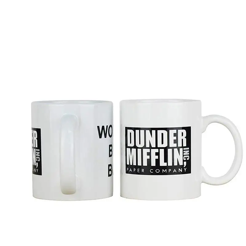 350 мл керамическая кружка уникальные миры лучшие Boss dander Mifflin чайная кружка кофейная чашка для напитков молочный кофе разные с обеих сторон