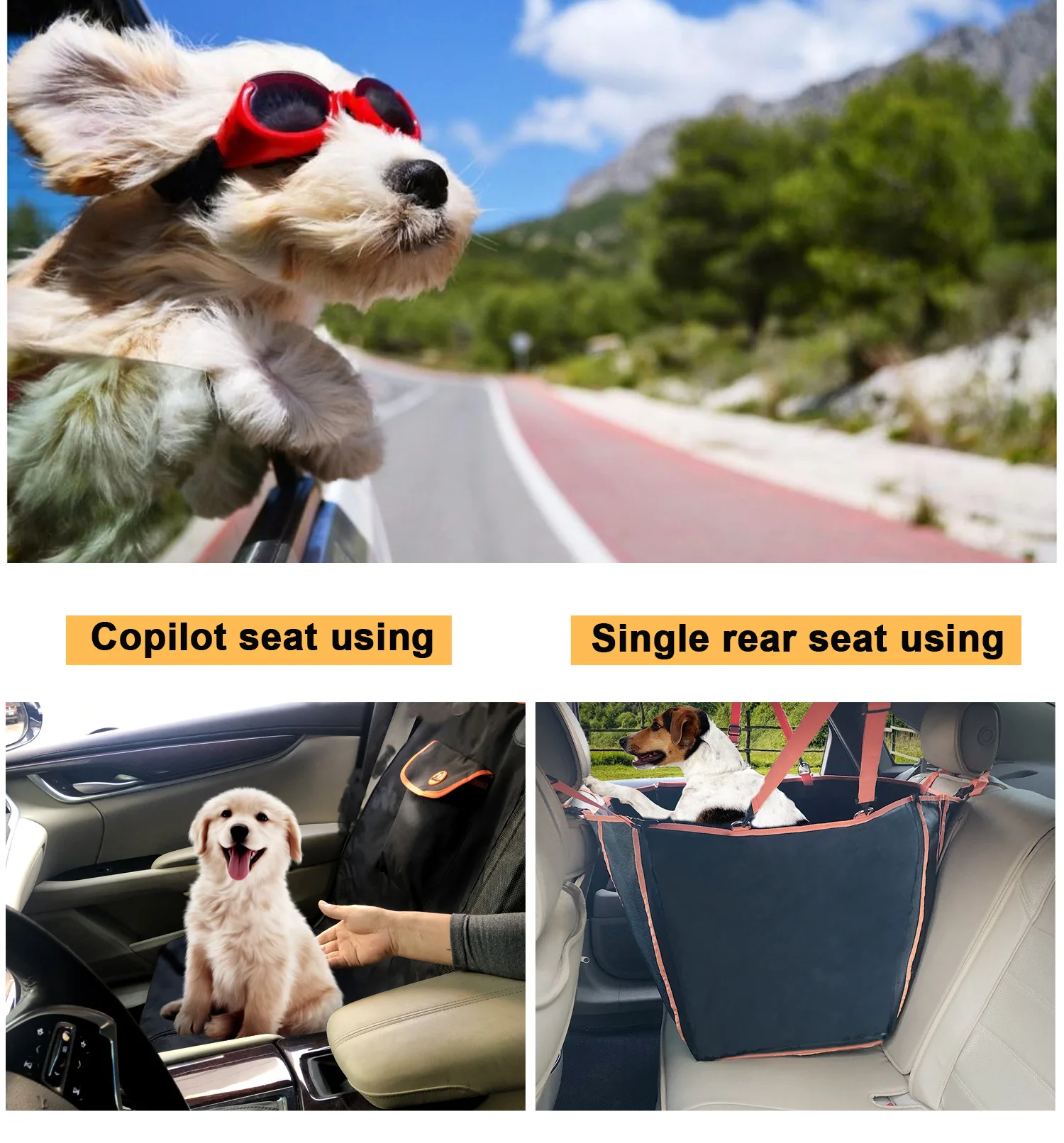 Online Pet Auto Matte Wasserdicht Pet-träger Hund Auto Sitz Abdeckung Protector Mat Hinten Sicherheit Reise Auto Sitz Matte Für Katze Hund