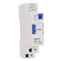 220v 7 minutes mechanical timer 18mm single module din rail staircase timer time switch instruments