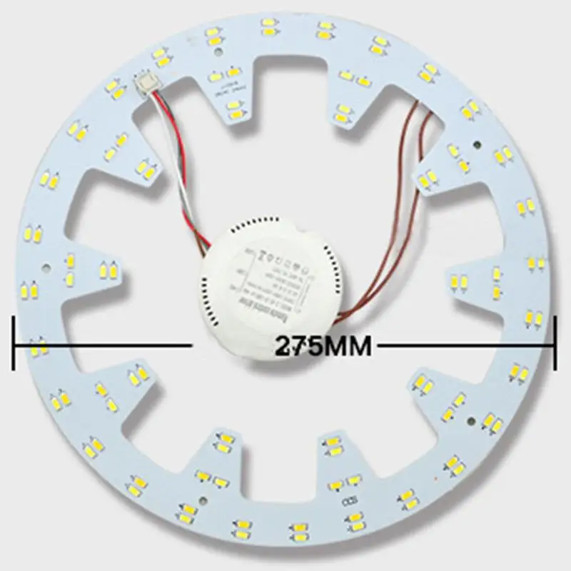 10.82in 24W 96 LEDs 5730 SMD Three Light Colors LED Ceiling Aluminum PCB Round Board Panel Lights | Лампы и освещение