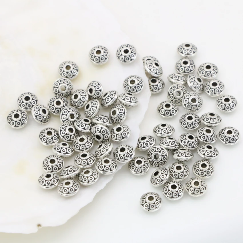 

9 type 20pcs gold-color silver-color coin round rondelle tube flower accessories spacer beads fashion jewelry finding B2522