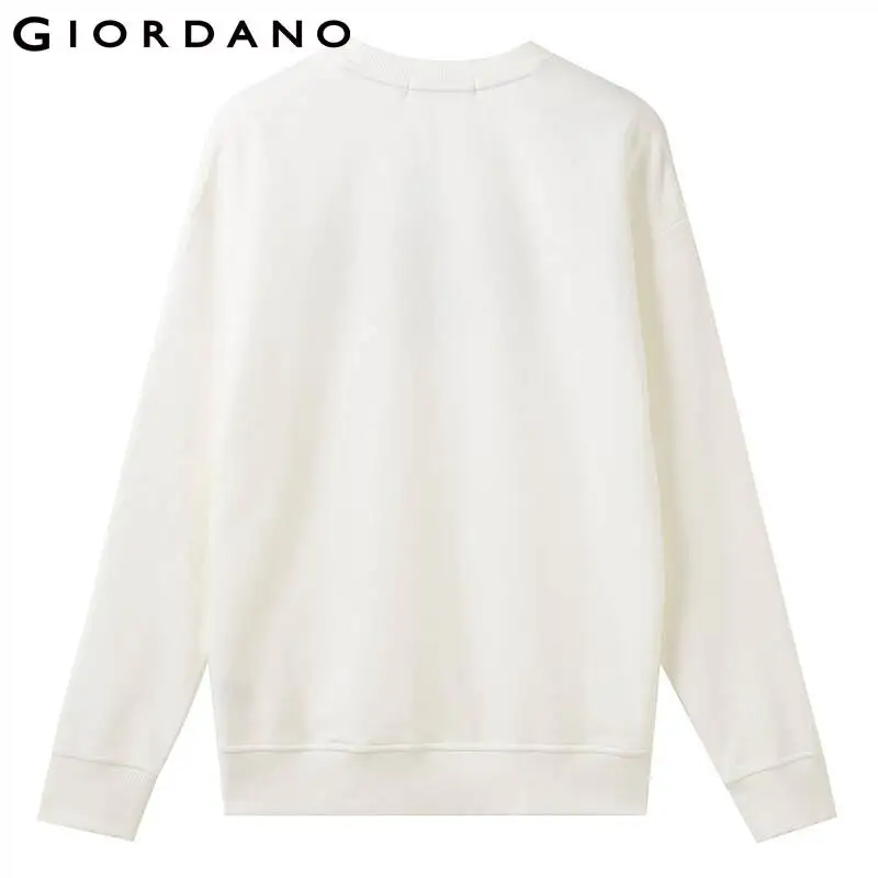 Джемпер Giordano мужской в рубчик с вышивкой длинным рукавом 01020791 | Мужская одежда