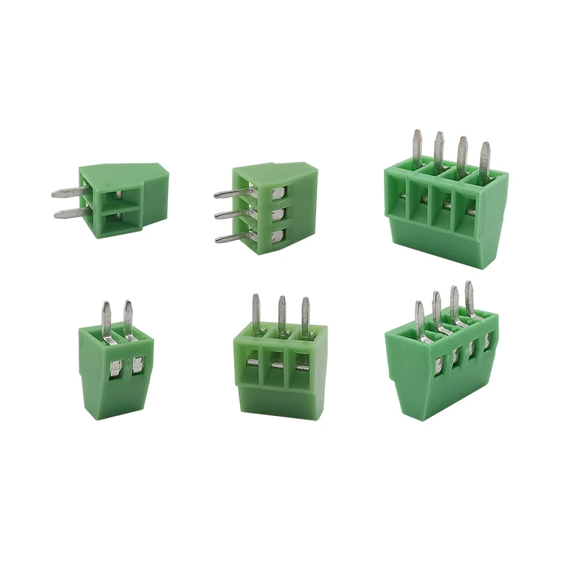 10 шт. KF120 2 54 2Pin 3Pin 4Pin печатной платы Клеммная колодка Разъем KF120-2.54-2P-3P-4P прямые