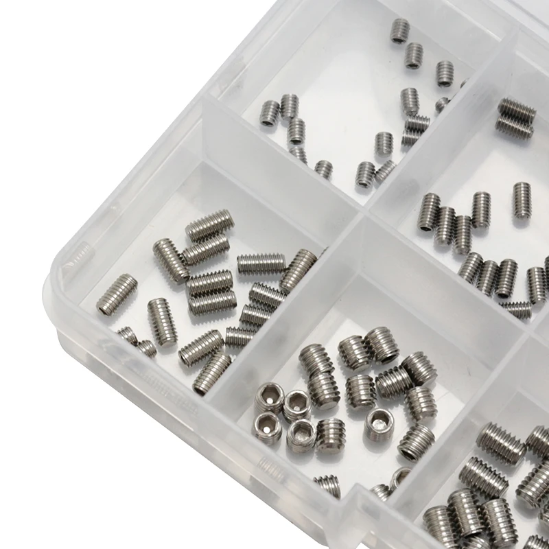 200 шт. винты из нержавеющей стали с шестигранной головкой набор винтов 4
