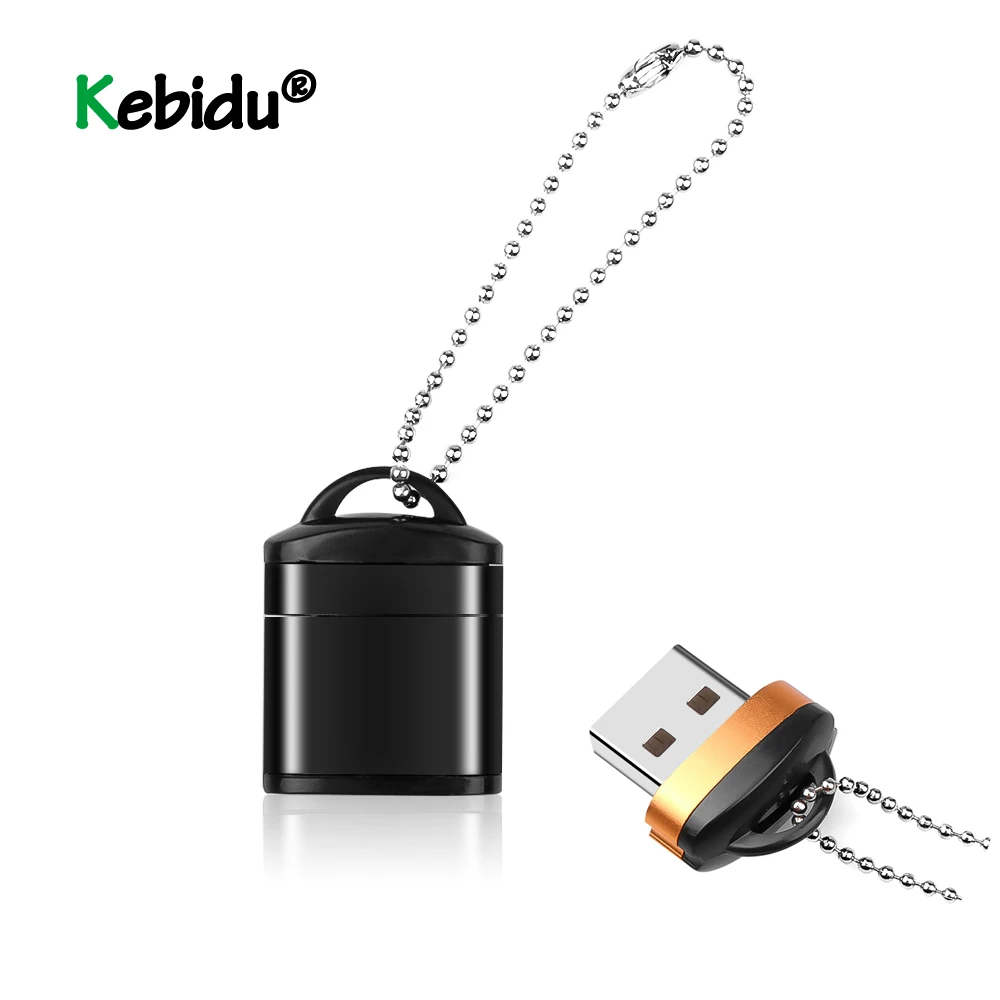 Мини USB 2 0 кардридер с пластиковой крышкой кольцо для ключей высокоскоростная