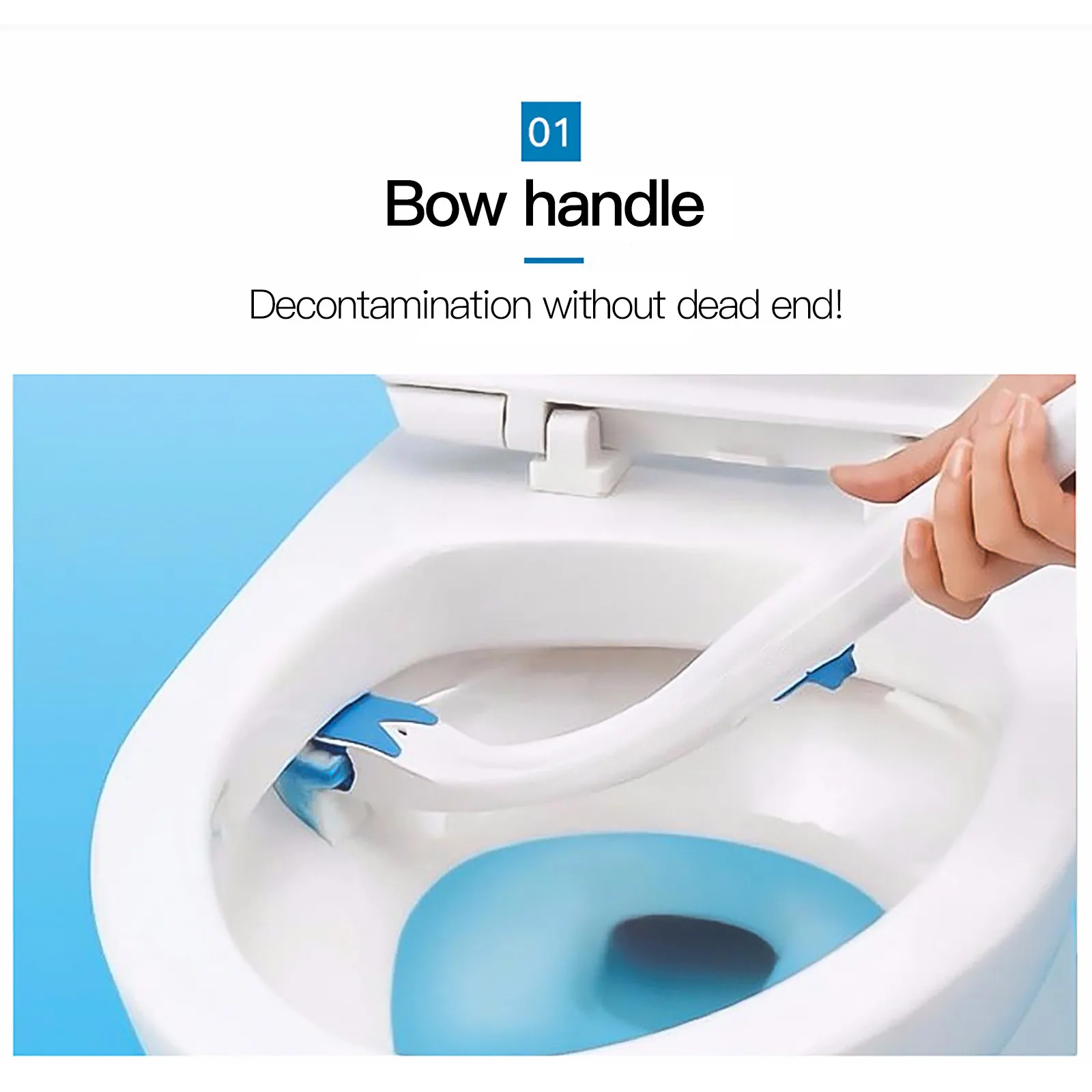 Туалет одноразовая щётка для туалета очистка без мертвого Уггла смыва уборки