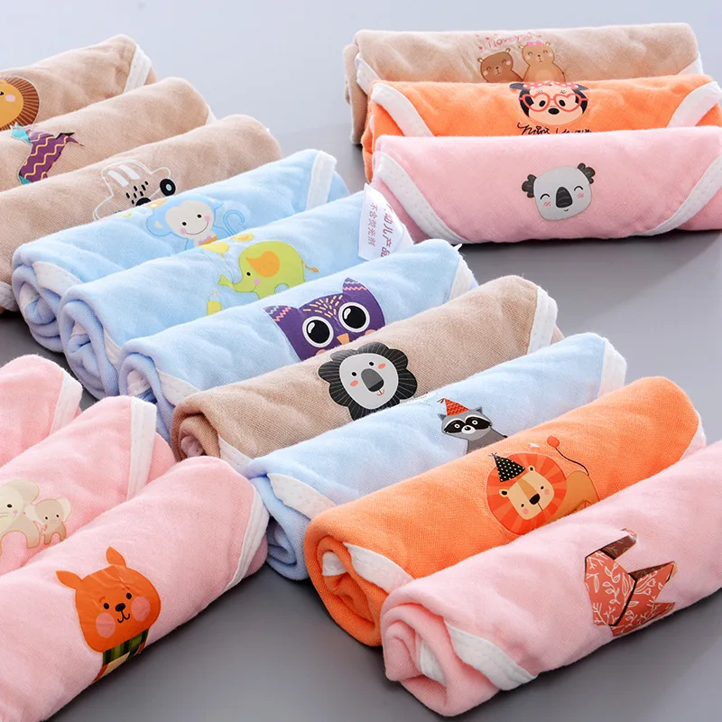 Детское полотенце для лица хлопковое газовое мягкое детское платок кормления