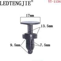 ledtengjie car fastener clip yt 11351134 skylight piercing fastener clip pusher hole rivet for all cars honda repair fastener