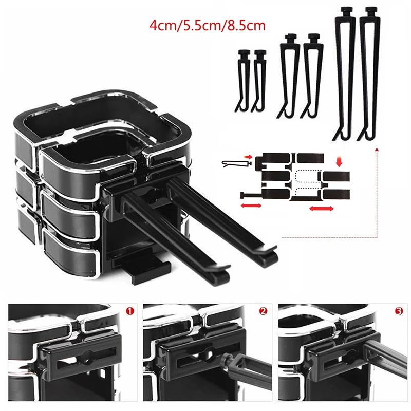 

New Black Universal Car Auto Vehicle Drink Bottle Cup Phone Holder Stand