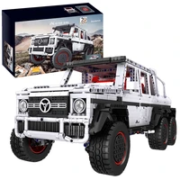 3686pcs 6x6 suv truck vehicle building blocks bricks car model toys with dual motor children educational toys dynamic version