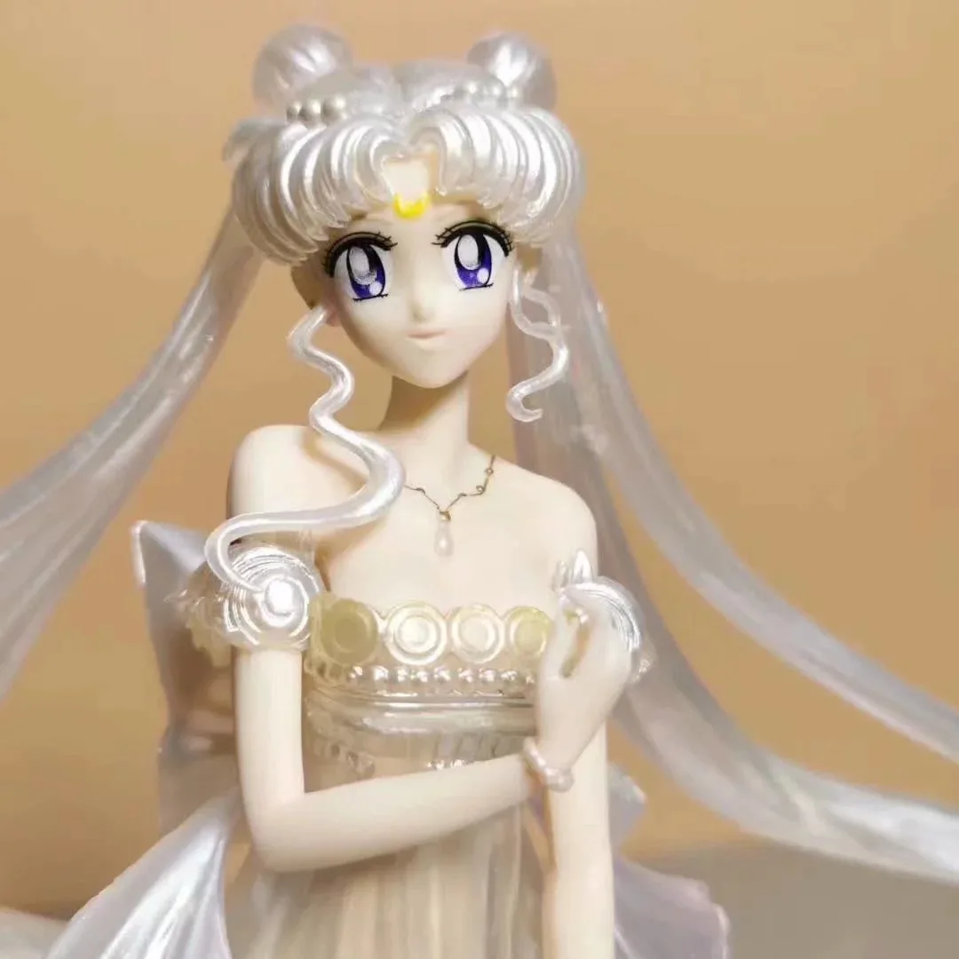 

Sailor Moon Anime Figures Girl PVC Toys Tsukino Usagi Wedding Dress Collectible Model Sailor Moon Action Figurine Figma Juguetes