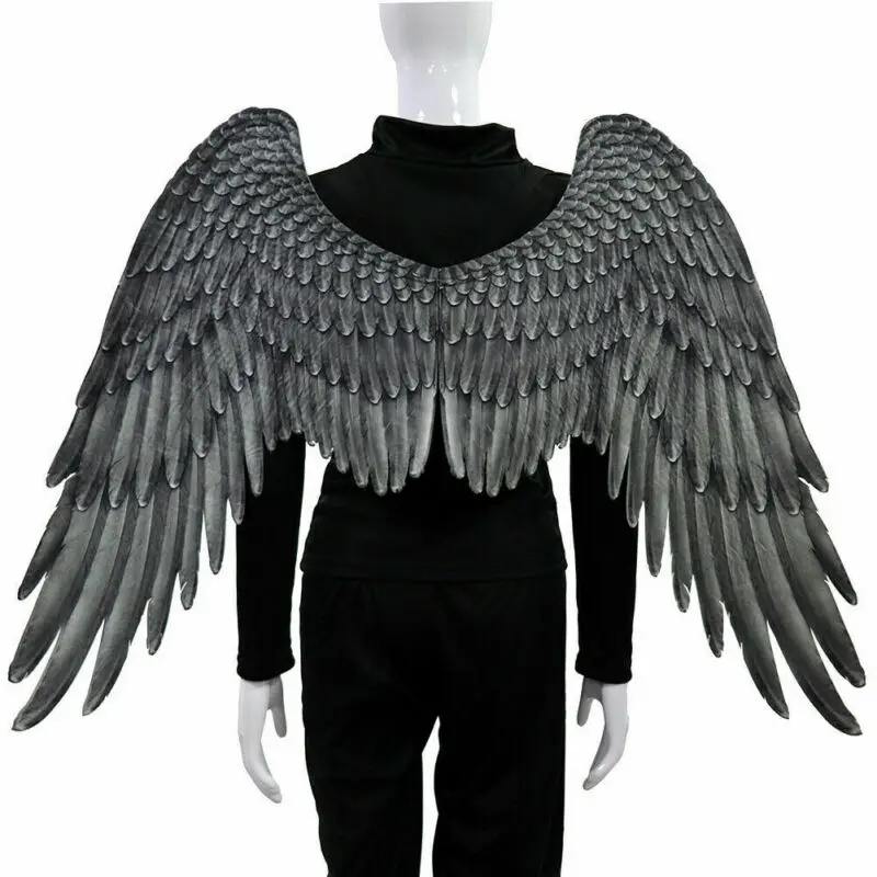 Hot Sale 3D Angel Wings Halloween Mardi Gras Theme Party Costume Cosplay Props Decoration for Adult Kids