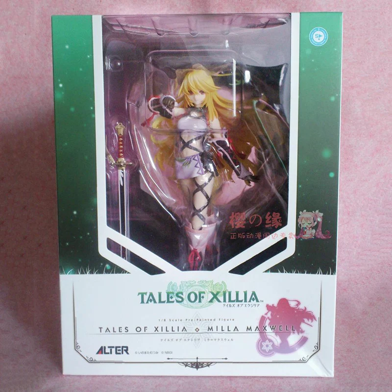 22 см аниме Tales of Xillia фигурку изменить Milla Maxwell сексуальные девушки ПВХ выдержанные
