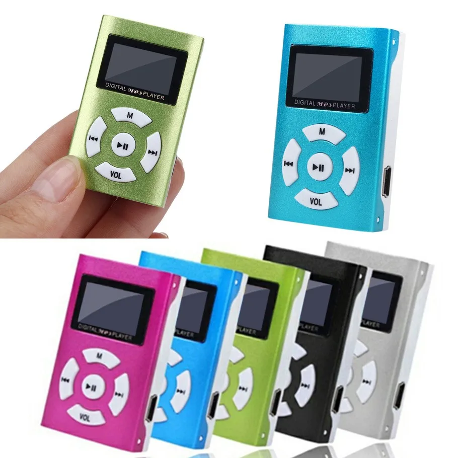 Музыкальный мини MP3 плеер Ouhaobin с USB Мини ЖК экран стерео разъем 3 5 мм поддержка