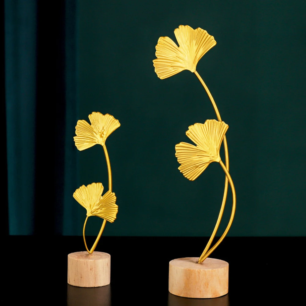 

Украшения Ginkgo Biloba, 6 стилей, винный шкаф Ginkgo Biloba, светильник роскошные декоративные изделия, мебель для крыльца, металл, 1 шт.