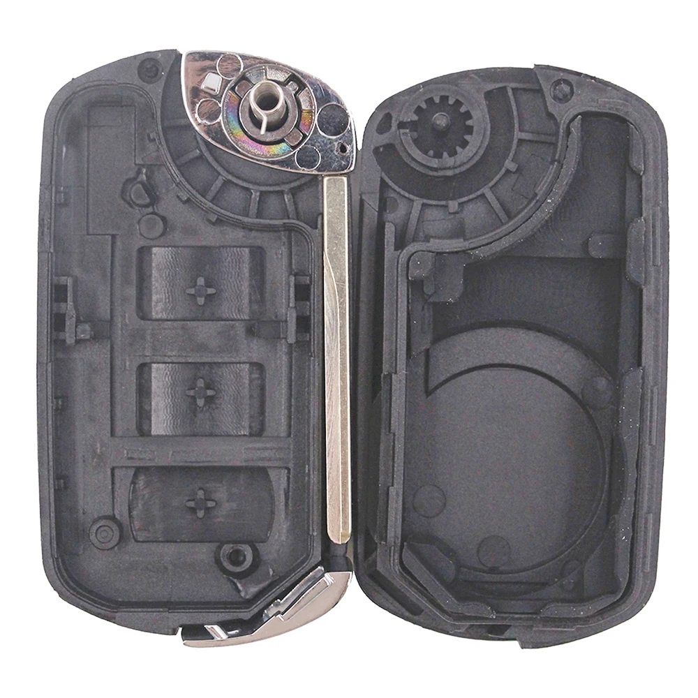 KEYECU Modefied Shell складной чехол для дистанционного ключа брелок 3 кнопки Land Rover LR3 Range