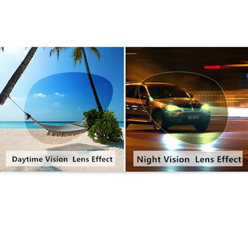 Очки для вождения съемные линзы ночного видения металлические поляризационные