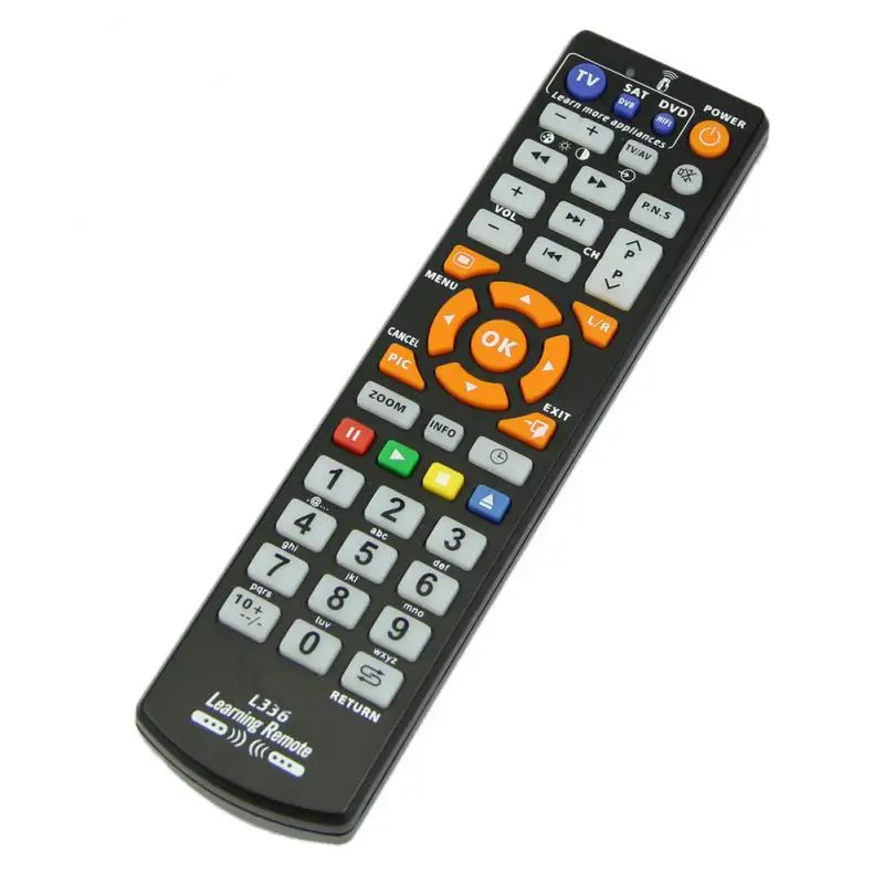 

Universal Smart L336 IR Remote Control With Learning Function Copy For TV CBL DVD SAT STB DVB HIFI TV BOX VCR STR-T
