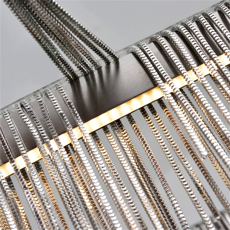 Подвесная люстра для ресторана светодиодный пост-современный бар цепочка лампа