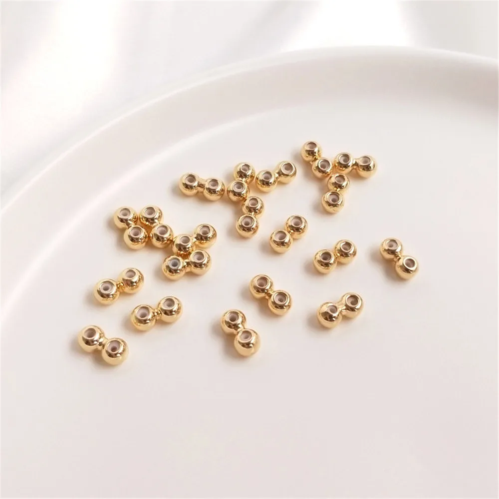 14K золото двойной ряд подключенный силикагель Регулируемая лампа