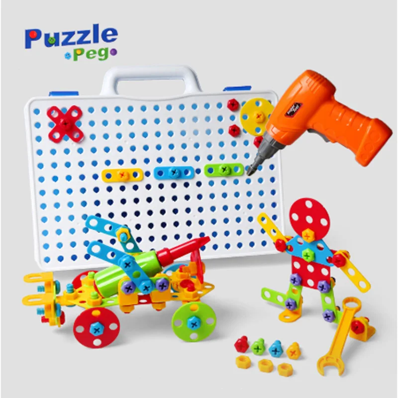 Сверлильный винт 3D креативный мозаичный пазл игрушки для детей Строительные
