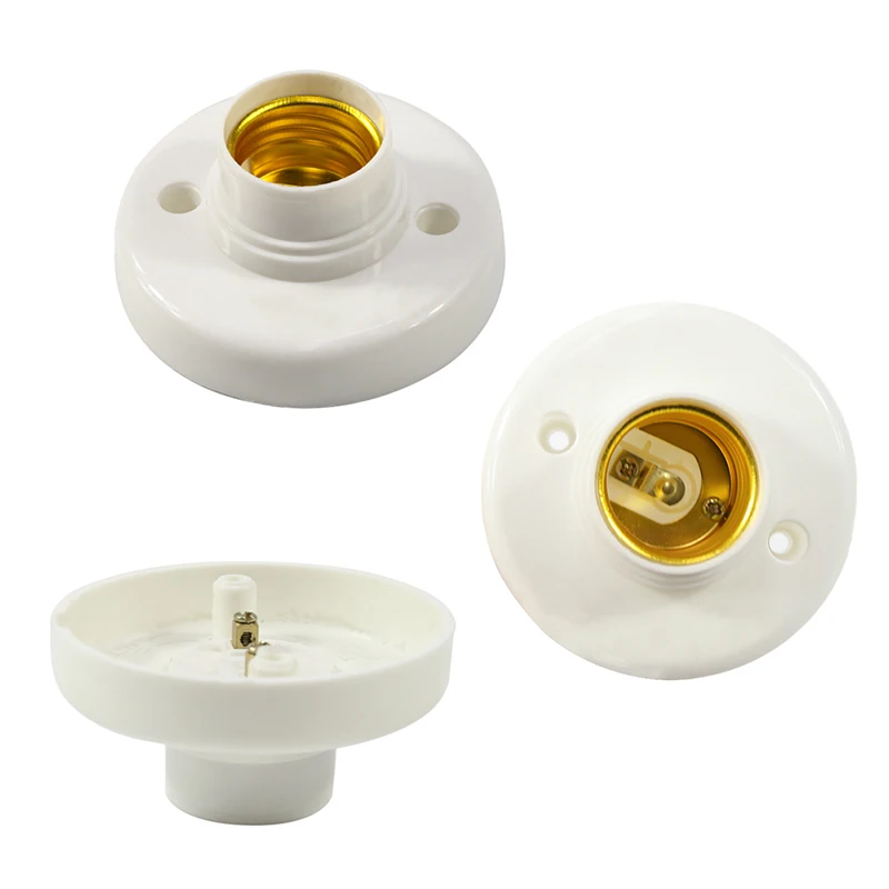 Бакелитовый плоский держатель лампы E27 спиральный интерфейс накаливания винт