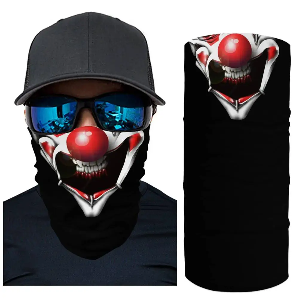 Цирк Забавный Клоун рот 3D бесшовные многофункциональные Волшебные трубки Вампир